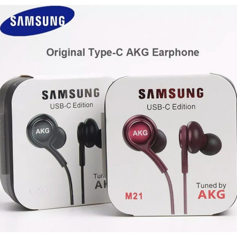 AURICULARES AKG SAMSUNG USB TIPO C COLOR NEGRO M21 11324