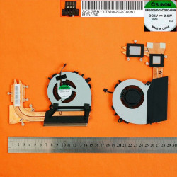 VENTOINHA CPU COM DISSIPADOR TOSHIBA SATELLITE U800 SERIES | EF50060V1-C020-G99 (08436)