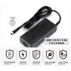 CARREGADOR HP COMPATÍVEL | 18.5V / 3.5A | 7.4 X 5.0MM | 65W (00044)