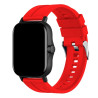 Pulseira universal 20mm Amazfit Bip / GTS / Bip Lite / Huawei / Samsung / COOL Borracha Vermelho