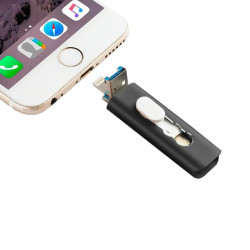 Pen Drive USB x32 GB COOL (3 em 1) Lightning / Type-C / USB