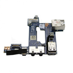 PLACA USB / AUDIO / ETHERNET PARA PORTÁTIL DELL LATITUDE E6500 E6400 E6410 E6420 PRECISION SERIES | N533H 3DD5J 03DD5J (09394)