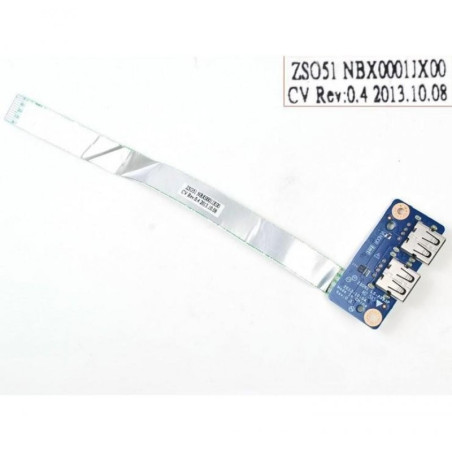 PLACA USB CON FLEX PARA PORTÁTIL HP PAVILION 250 G3 255 G3 15-G 15-R SERIES | LS-A993P NBX0001JX00 (09392)