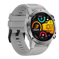 Smartwatch COOL Ecrã AMOLED Adventure Preto (Chamadas, Desportos, Saúde)