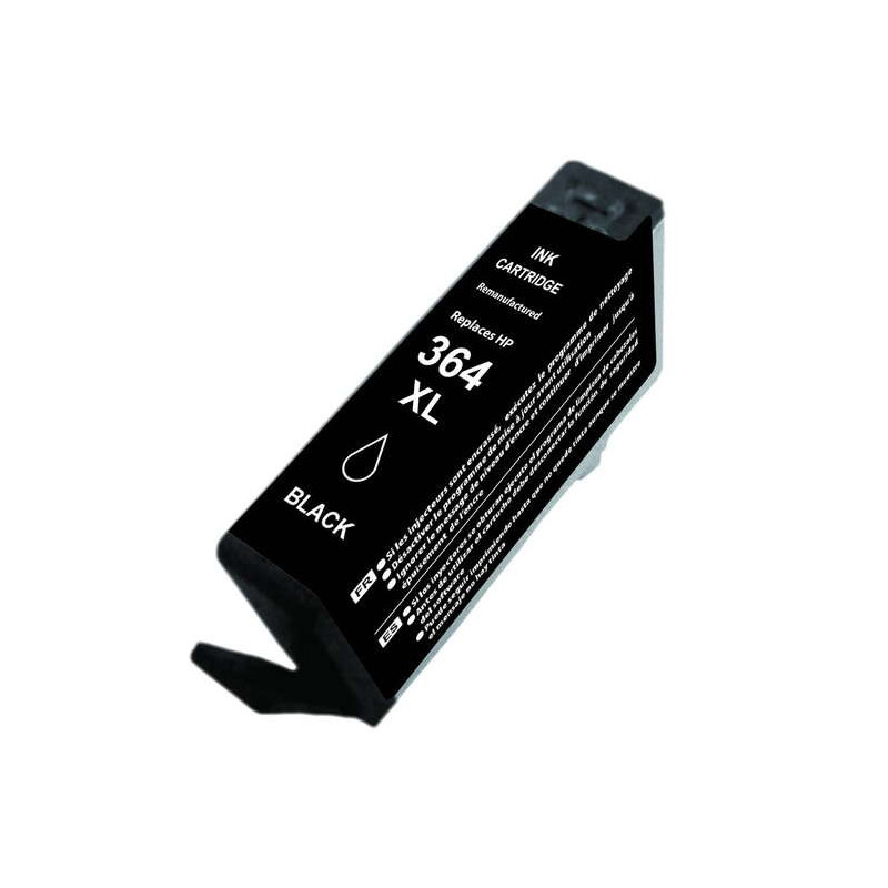 Cartucho de tinta genérico HP 364XL preto - substitui CN684EE/CB316EE