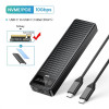 CAIXA EXTERNA ORICO PDDM2C3-G2-BK DISCOS SATA M.2 NVME | USB-C PARA USB-C COR PRETA (35376)