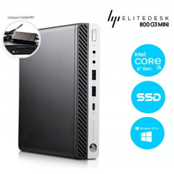 MINI PC HP ELITEDESK 800 G3 | CORE INTEL i5 6500 | 8 GB DDR4 | SSD de 256 GB (S2564)