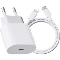 CARREGADOR USB APPLE IPHONE 14 PRO MAX 20W USB-C + CABO USB-C PARA LIGHTNING (35547)