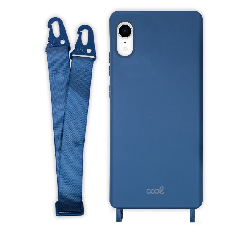 CAPA COOL PARA ipHONE XR FITA AZUL