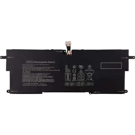 BATERIA COMPATÍVEL HP ELITEBOOK X360 SÉRIE 1020 G2 | ET04XL 7,6 V · 4850 MAH (35010)