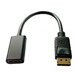 ADAPTADOR DISPLAYPORT PARA HDMI 1080P - M/H | PRETO (05129)