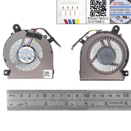VENTOINHA GPU MSI GL66 N477 GF66 GF76 MS-1583 | PAAD06015SL (FAN1077)