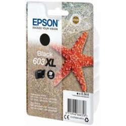 CARTUCHO DE TINTA ORIGINAL EPSON 603XL PRETO - C13T03A14010 (C13T03A14010)