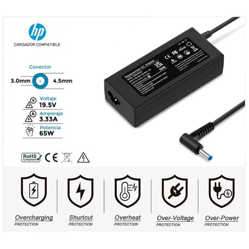 CARREGADOR HP COMPATÍVEL 340S G7 SERIES (01529)