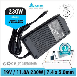 CARREGADOR ASUS ORIGINAL | 19.5V / 11.8A | 7.4 X 5.0mm | 230W (11362)